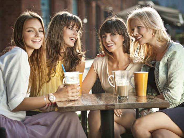woman sharing infertility struggles with friends