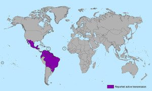 Zika Affected Areas
