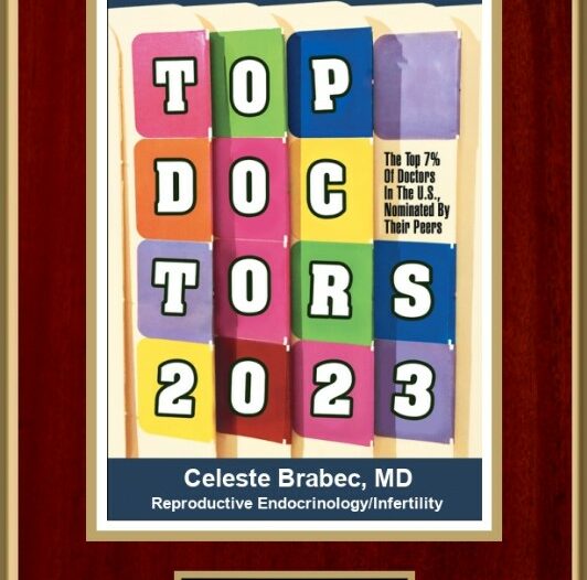 Dr. Brabec Awarded 2023 Top Fertility Doctor